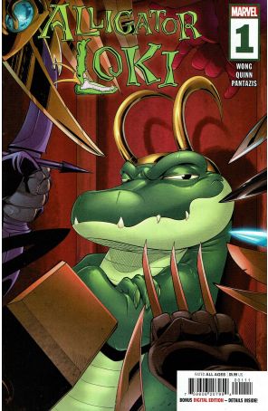 Alligator Loki 1 published by Marvel with cover art by Bob Quinn