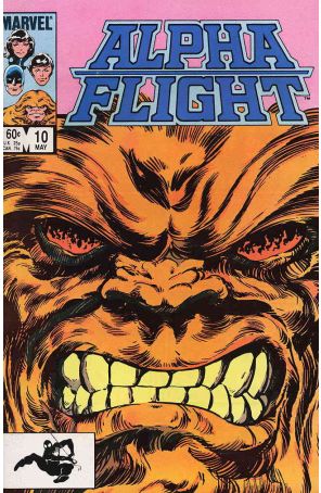 Alpha Flight (1st Series) 10 published by Marvel with cover art by John Byrne