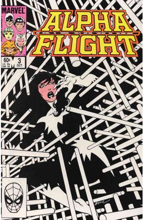 Alpha Flight (1st Series) 3 published by Marvel with cover art by John Byrne