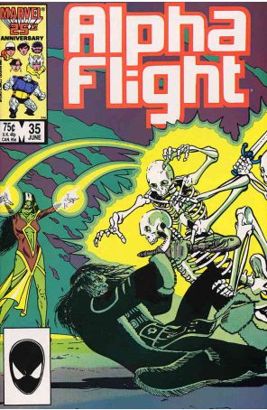 Alpha Flight (1st Series) 35 published by Marvel
