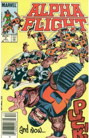 Alpha Flight (1st Series) 5 (Newsstand) published by Marvel with cover art by John Byrne