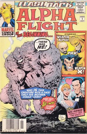 Alpha Flight (2nd Series) Minus 1 (Newsstand) published by Marvel with cover art by Tony Daniel