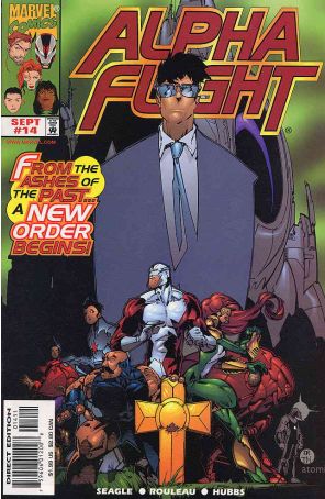 Alpha Flight (2nd Series) 14 published by Marvel with cover art by Duncan Rouleau