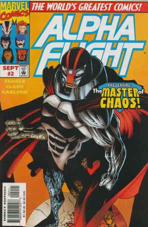 Alpha Flight (2nd Series) 2 published by Marvel with cover art by Scott Clark