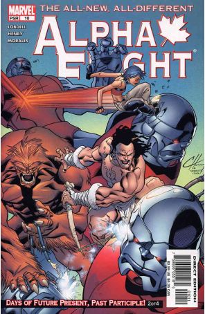Alpha Flight (3rd Series) 10 published by Marvel with cover art by Clayton Henry