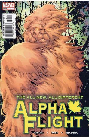 Alpha Flight (3rd Series) 7 published by Marvel with cover art by Mizuki Sakakibara