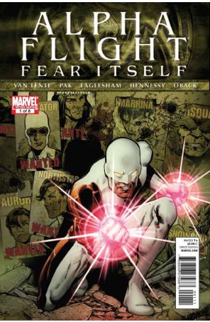 Alpha Flight (4th Series) 1 published by Marvel with cover art by Phil Jimenez
