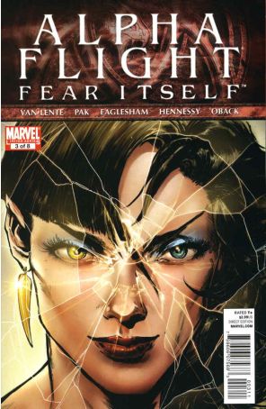 Alpha Flight (4th Series) 3 published by Marvel with cover art by Phil Jimenez