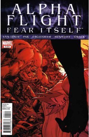 Alpha Flight (4th Series) 4 published by Marvel with cover art by Phil Jimenez