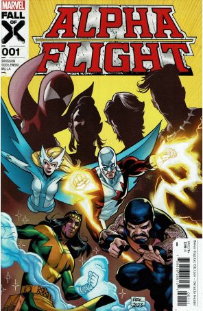 Alpha Flight (5th Series) 1 published by Marvel with cover art by Leonard Kirk