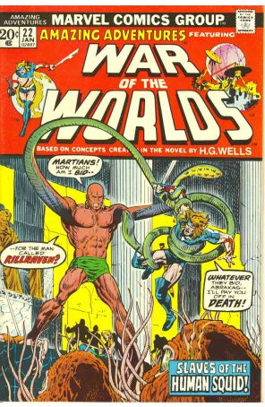 Amazing Adventures (3rd Series) 22 published by Marvel with cover art by Herb Trimpe