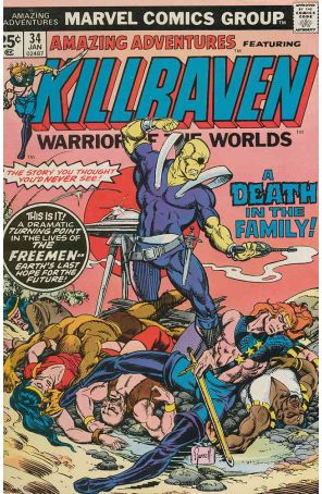 Amazing Adventures (3rd Series) 34 published by Marvel with cover art by P. Craig Russell