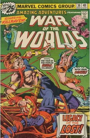 Amazing Adventures (3rd Series) 36 published by Marvel with cover art by P. Craig Russell
