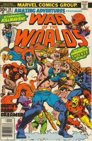 Amazing Adventures (3rd Series) 38 published by Marvel with cover art by Keith Pollard