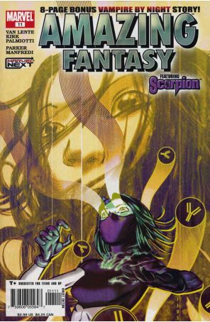 Amazing Fantasy (2nd Series) 11 published by Marvel with cover art by James Jean