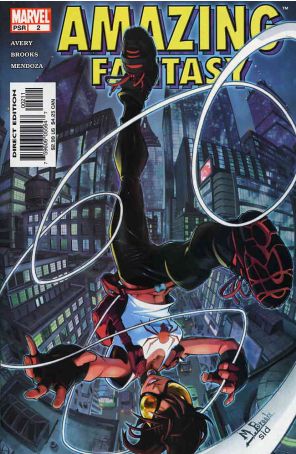 Amazing Fantasy (2nd Series) 2 published by Marvel with cover art by Mark Brooks