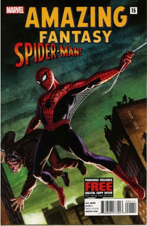 Amazing Fantasy 15A published by Marvel with cover art by Steve Ditko