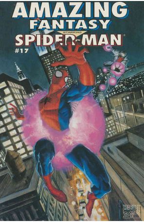 Amazing Fantasy 17 published by Marvel with cover art by Paul Lee