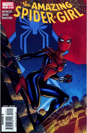Amazing Spider-Girl 14 published by Marvel with cover art by Arthur Suydam