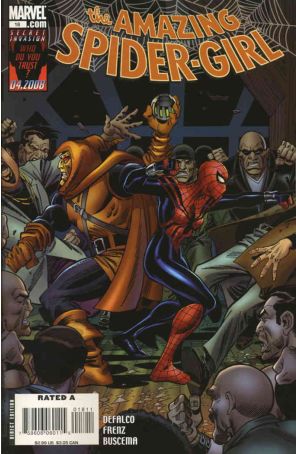 Amazing Spider-Girl 18 published by Marvel with cover art by Ron Frenz