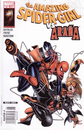 Amazing Spider-Girl 19 (Newsstand) published by Marvel with cover art by Ron Frenz