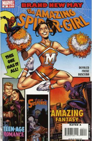 Amazing Spider-Girl 20 published by Marvel with cover art by Ron Frenz