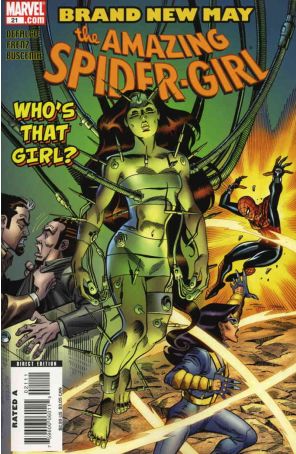 Amazing Spider-Girl 21 published by Marvel with cover art by Ron Frenz