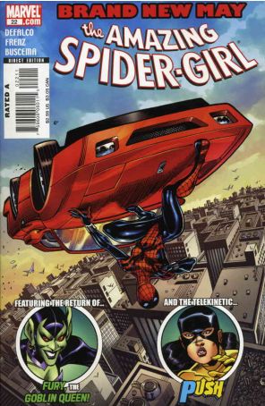 Amazing Spider-Girl 22 published by Marvel with cover art by Ron Frenz