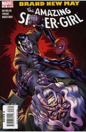 Amazing Spider-Girl 23 published by Marvel with cover art by Ron Frenz