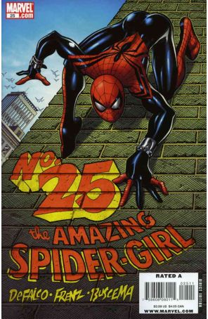 Amazing Spider-Girl 25 published by Marvel with cover art by Ron Frenz