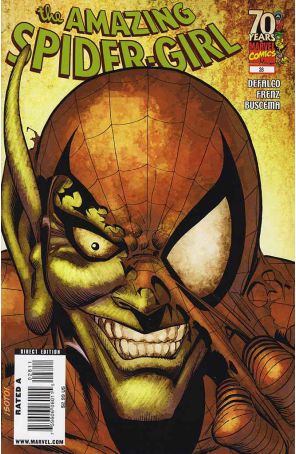 Amazing Spider-Girl 28 published by Marvel with cover art by Ron Frenz
