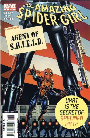 Amazing Spider-Girl 9 published by Marvel with cover art by Ron Frenz