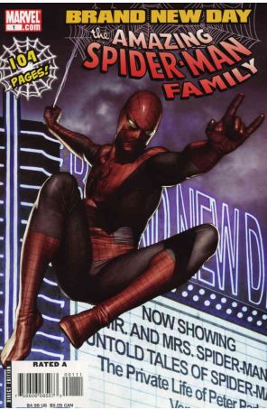 Amazing Spider-Man Family 1 published by Marvel with cover art by Adi Granov
