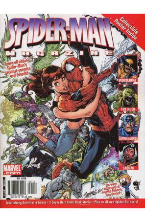 Amazing Spider-Man Magazine 1 published by Marvel with cover art by J. Scott Campbell