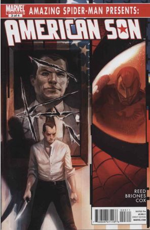 Amazing Spider-Man Presents: American Son 3 published by Marvel with cover art by Marko Djurdjevic