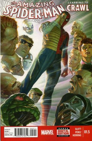 Amazing Spider-Man (3rd Series) 1.5 published by Marvel with cover art by Alex Ross
