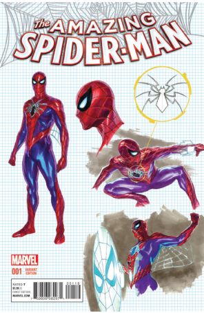 Amazing Spider-Man (4th Series) 1G published by Marvel with cover art by Alex Ross