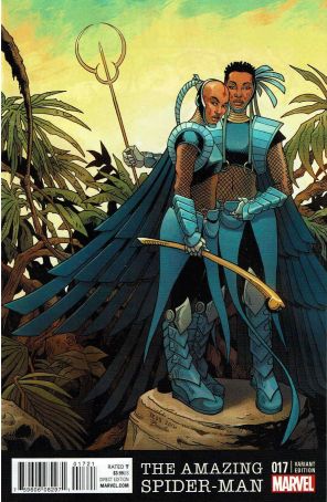 Amazing Spider-Man (4th Series) 17A published by Marvel with cover art by Afua Richardson