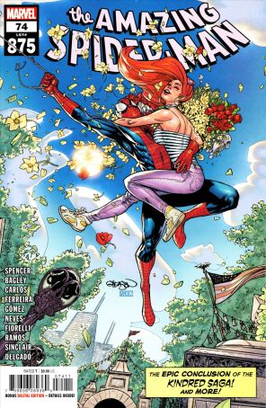 Amazing Spider-Man (5th Series) 74 published by Marvel with cover art by Patrick Gleason