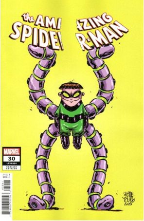Amazing Spider-Man (6th Series) 30C published by Marvel with cover art by Skottie Young