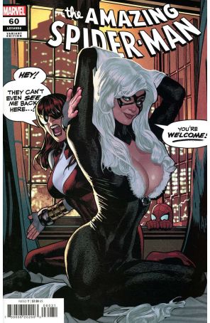 Amazing Spider-Man (6th Series) 60B published by Marvel with cover art by Adam Hughes