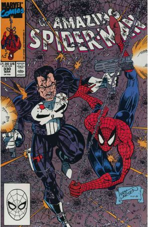 The Amazing Spider-Man 330 published by Marvel with cover art by Erik Larsen