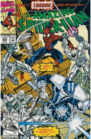The Amazing Spider-Man 360 published by Marvel with cover art by Mark Bagley