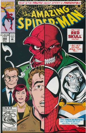 The Amazing Spider-Man 366 published by Marvel with cover art by Mark Bagley