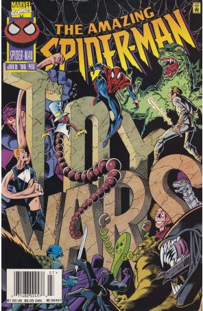 The Amazing Spider-Man 413 (Newsstand) published by Marvel with cover art by Mark Bagley