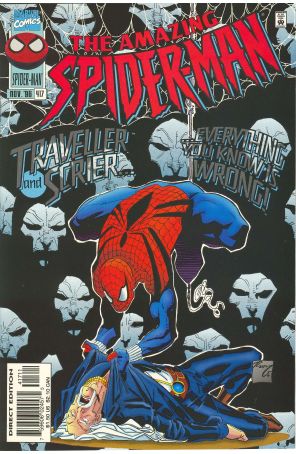 The Amazing Spider-Man 417 published by Marvel with cover art by Ron Garney