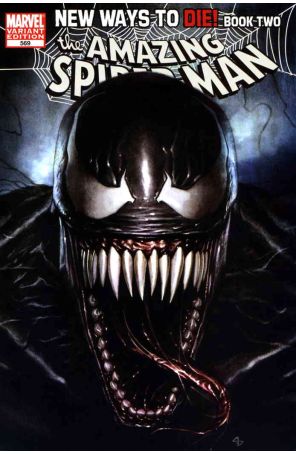 The Amazing Spider-Man 569A published by Marvel with cover art by Adi Granov