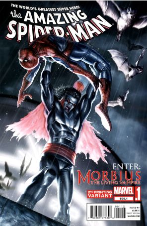The Amazing Spider-Man 699.1 (2nd) published by Marvel with cover art by Stefano Caselli