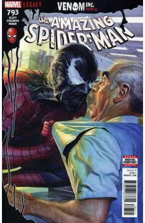 The Amazing Spider-Man 793 published by Marvel with cover art by Alex Ross
