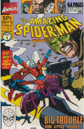 The Amazing Spider-Man Annual 24 published by Marvel with cover art by Gil Kane